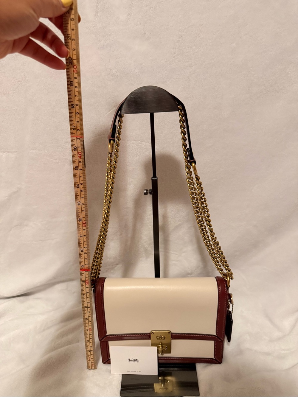 COACH Hutton Shoulder Bag in Colorblock - Picture 2 of 16